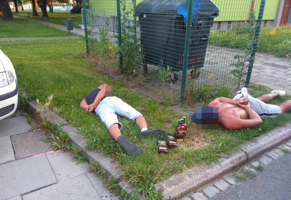 Dva zloději kradli v obchodě přesně ve chvíli, kdy u pokladny stála dvojice strážníků. Daleko neutekli