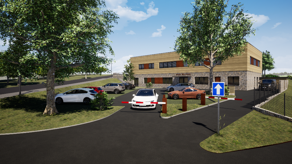 Vizualizace prvního domácího hospicu na Vysočinu