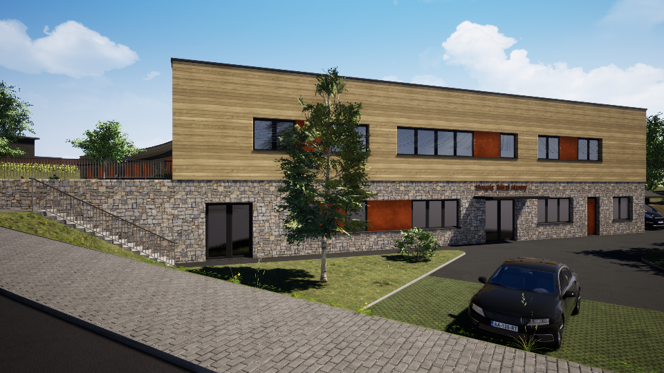 Vizualizace prvního domácího hospicu na Vysočinu