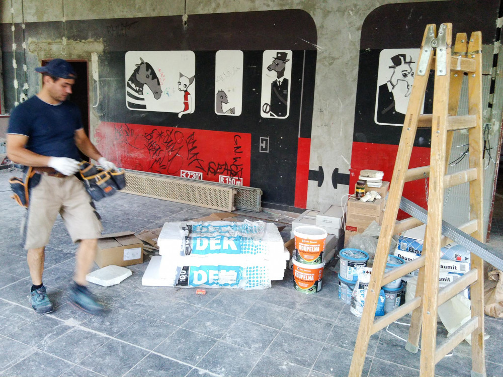 Roky zavřený hudební klub Vlak na kolejích prochází rekonstrukcí