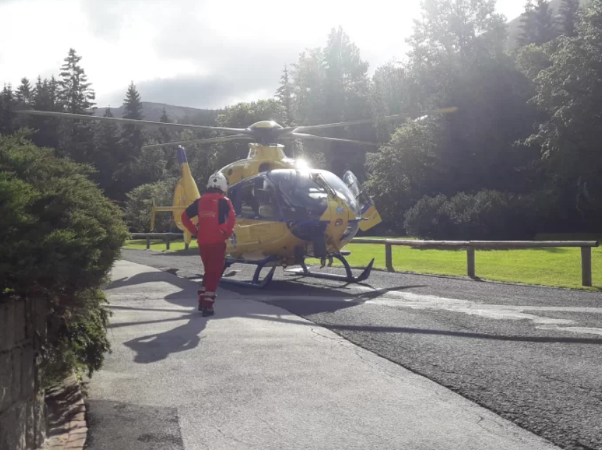 Vrtulník záchranářů