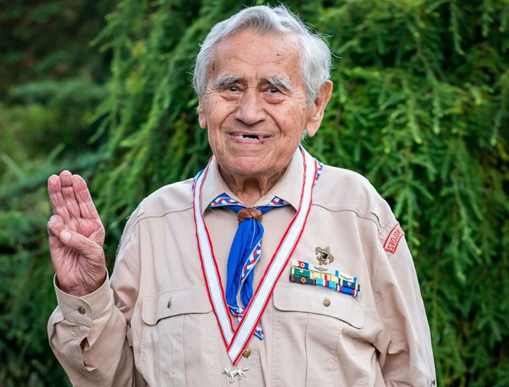 Nejvyšší skautské vyznamenání obdržel v 96 letech plzeňský rodák Jiří Světlík