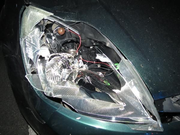 Nehoda u křižovatky s ulicí Lesní ve směru jízdy na Býšť