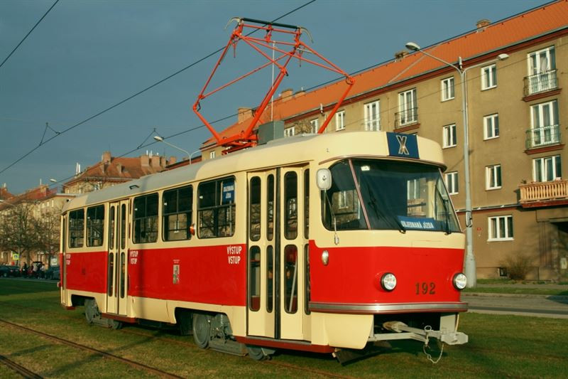 Tramvaj ČKD T3 č. 192 z roku 1975