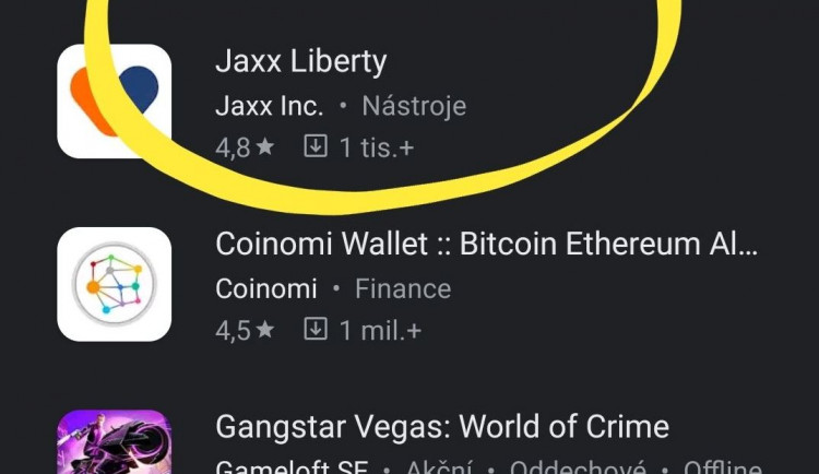 Policisté varují před aplikací na virtuální měny, jde o phishing