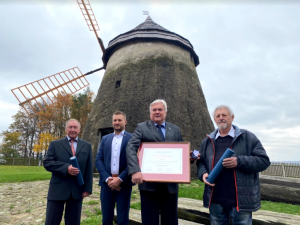 Historický mlýn v Kuželově získal Cenu Patria Nostra. Rekonstrukci dělali řemeslníci ručně jako za starých časů