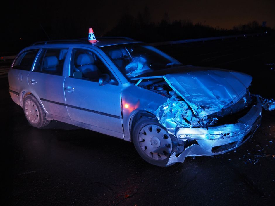 Foto z místa nehody