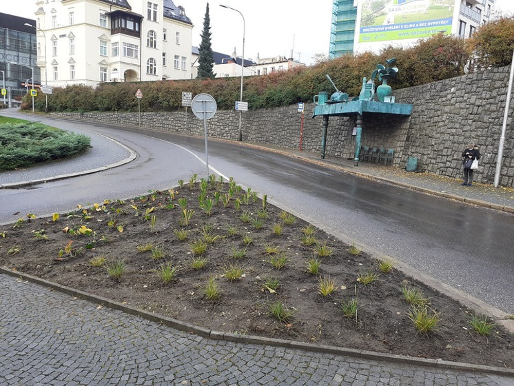 V Liberci stihli ještě před zimou vysadit nové trvalky na Husovce i v Palachově ulici