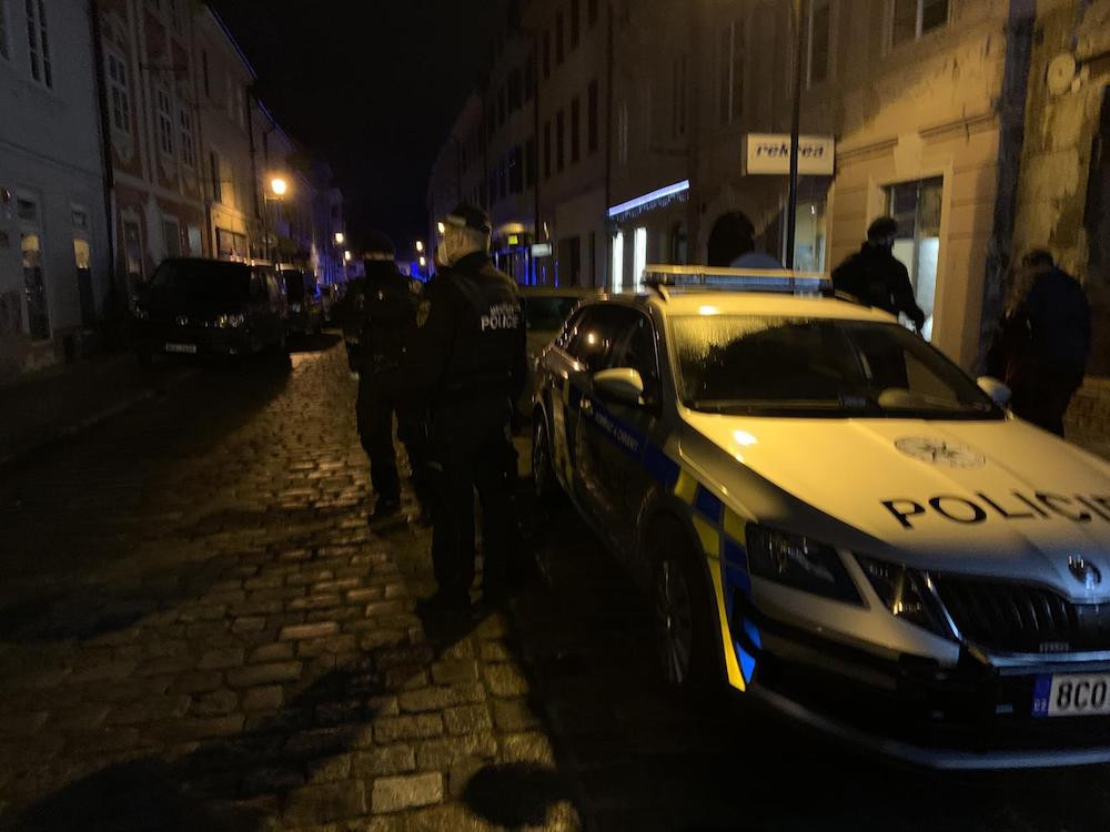 Zásah policie.