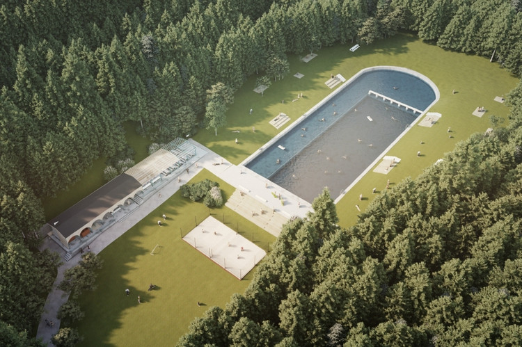 Architekti navrhli proměnu Lesního koupaliště. S úpravami chtějí začít už příští rok