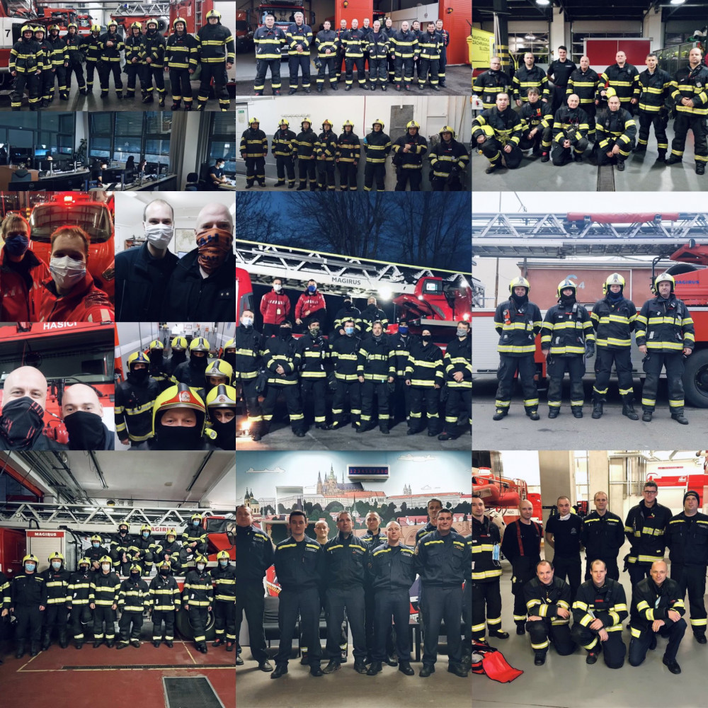 FOTO: Pražští hasiči zažili nejklidnější silvestr za posledních deset let. Václavák zel prázdnotou