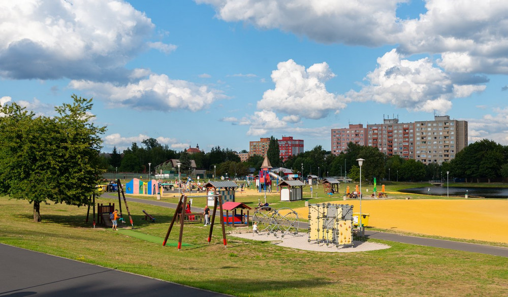 Areál koupaliště Rolava