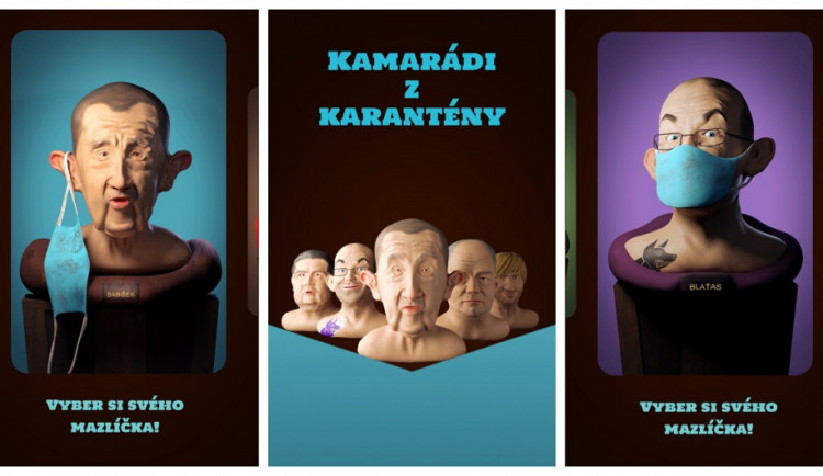 Babišek či Blaťas jako virtuální mazlíček? Student přišel s originální mobilní hrou