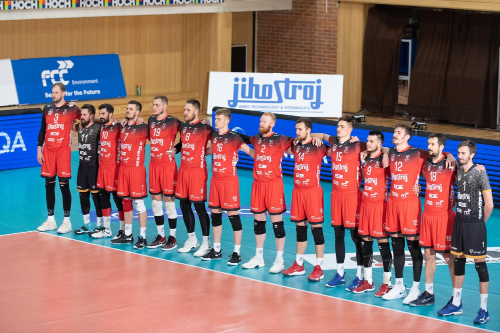 Volejbalisté Českých Budějovic porazili Karlovarsko a finále rozhodne pátý zápas