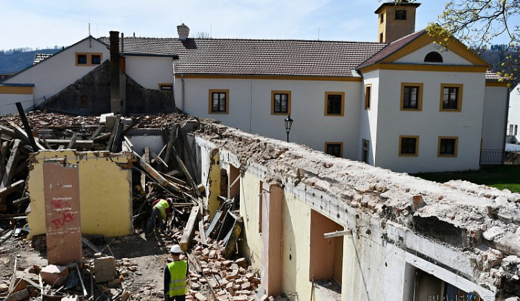 Blanenské předzámčí se opravuje, bude v něm sídlit škola i muzeum