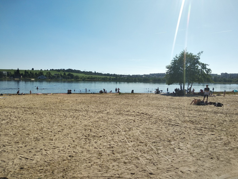 Velký Bolevecký rybník má sice čistou vodu, ale bojuje se zde s nedostatkem vody