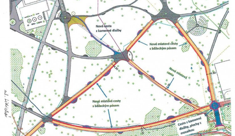 Lužánky dostanou nové cesty, nahradí nynější asfaltové
