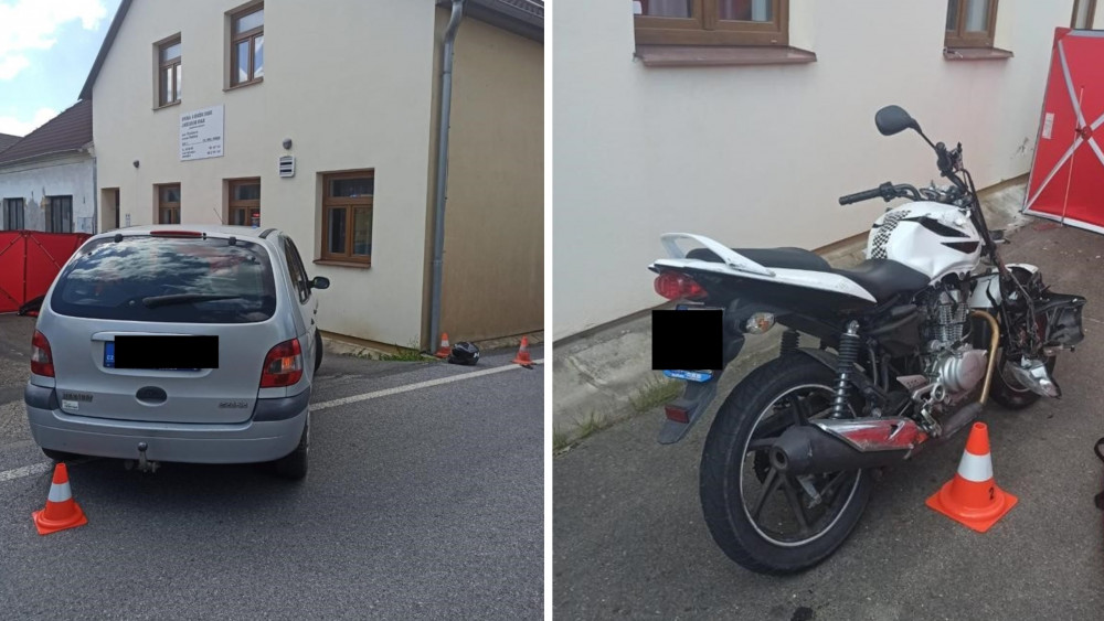 U Vodňan zahynul mladý motocyklista. Osudným se mu stalo předjíždění.