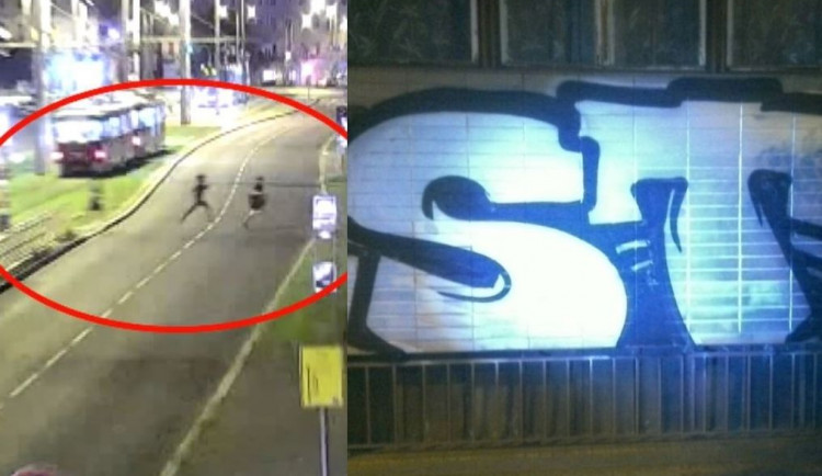 Muž tvrdil, že sprejoval na legální zeď. Když strážníci chtěli vidět fotky, hodil mobil do řeky