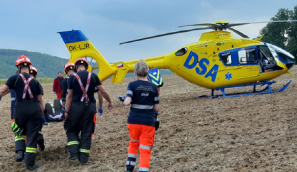 Muže na Brněnsku zavalil strom, je těžce zraněný