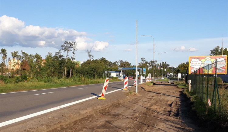 Hodonín odstartoval stavbu nového úseku cyklostezky
