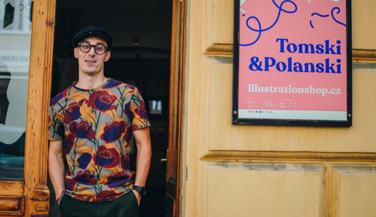 Beru jako zázrak, že si něco nakreslím a lidi si to chtějí pověsit na zeď, říká ilustrátor Luke Tomski.
