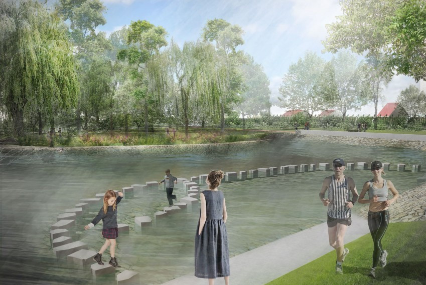 Prostějov chce revitalizovat Pivovarský rybníček. Teď se tam scházejí bezdomovci