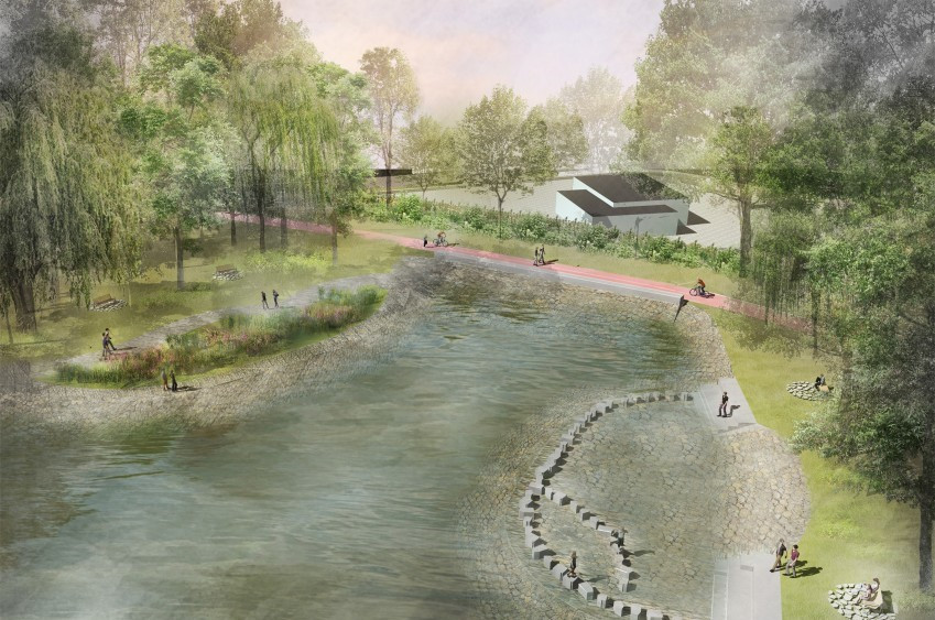 Prostějov chce revitalizovat Pivovarský rybníček. Teď se tam scházejí bezdomovci