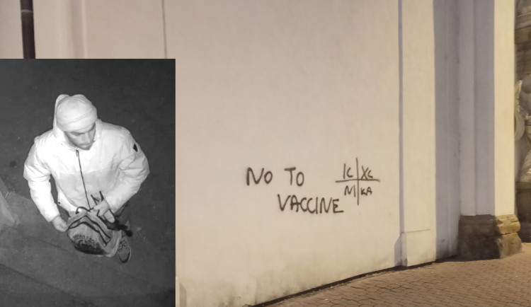 Antivaxer v Brně nesouhlasil s očkováním. Posprejoval kvůli tomu třicítku budov