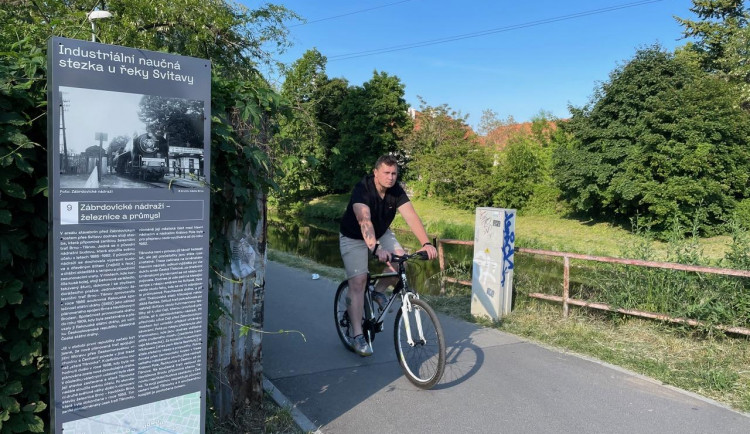 Cyklostezka podél Svitavy bude bezpečnější, Brno ji nechá rozšířit