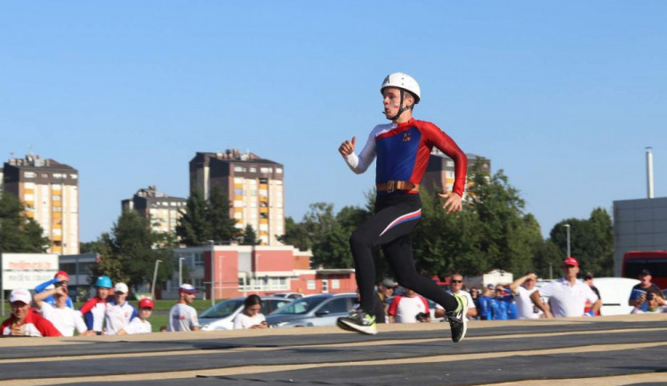 Na MS ve čtrnácti. Nečekal jsem, že se tam zrovna já můžu dostat, říká hasič Matyáš ze Staré Říše