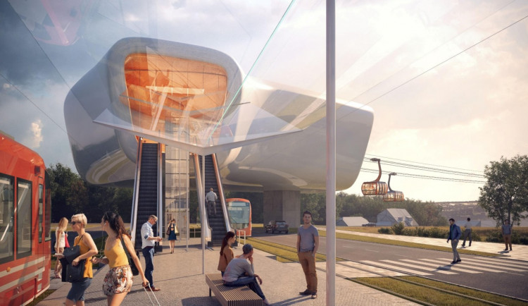 Jak bude vypadat lanovka z Podbaby do Bohnic? Město chce nalákat prestižní architekty