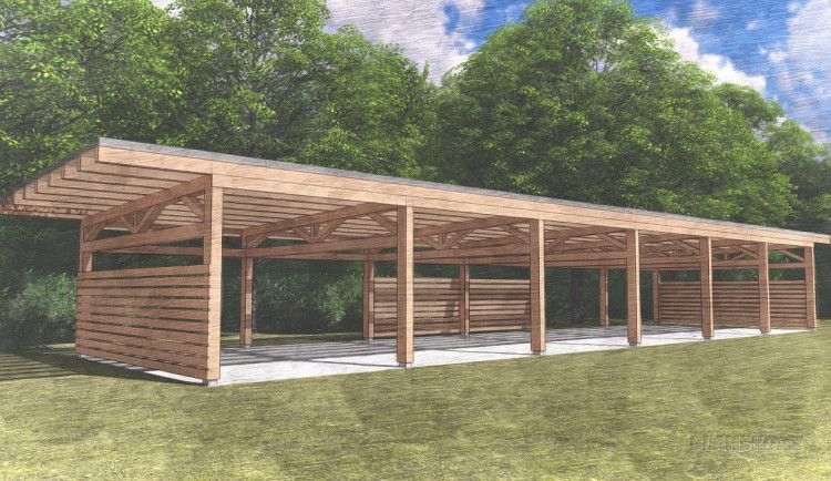 V Blansku vyroste zastřešené posezení pro stovku lidí