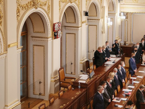 Sněmovna zhruba po měsíci obnovila svou činnost, poslanci složili slib