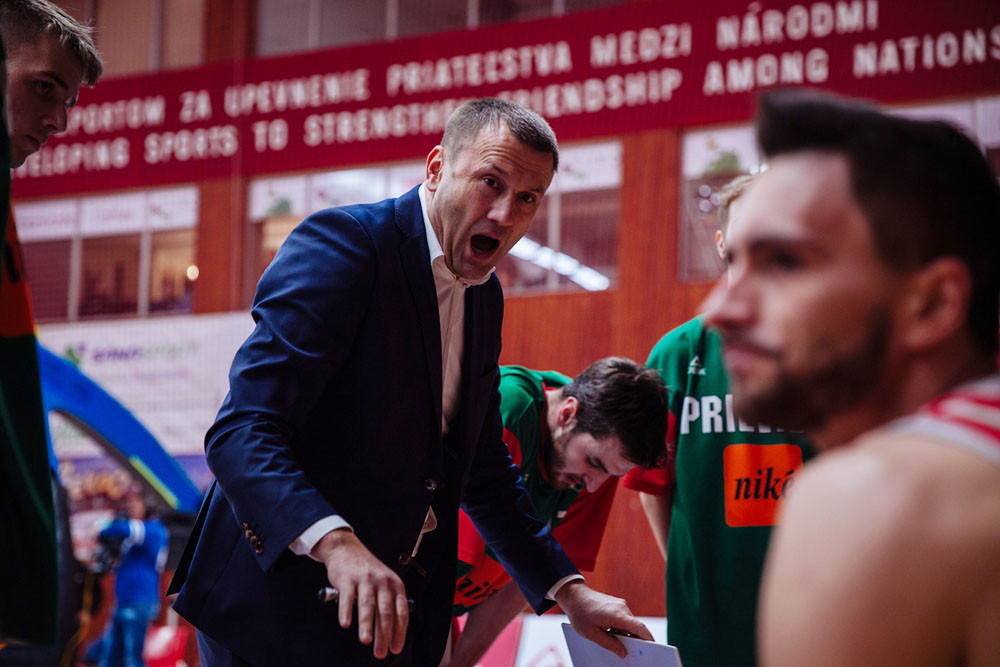 Srbský trenér BK REDSTONE Olomoucko Miljan Čurovič