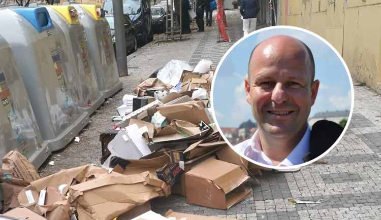 Praha se utápí v odpadcích, hlásá ODS. Jsou to hloupé výkřiky opozice, říká Hlubuček