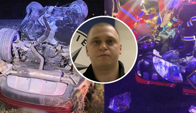 Policista cestou z práce zachránil dvě ženy z převráceného auta, kterému hrozil požár