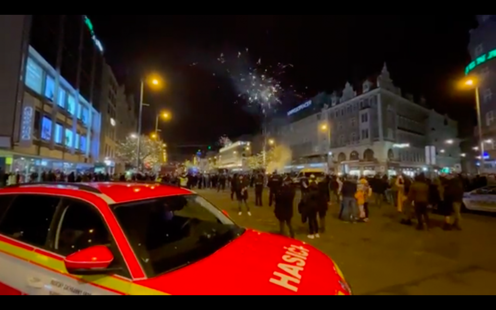 Silvestrovské veselí v Praze se opět obešlo bez větších požárů