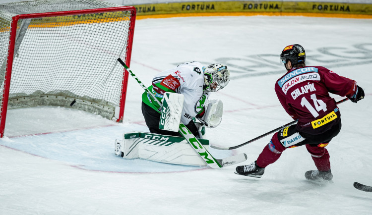 Hokejistům Sparty vstup do nového roku vyšel na výbornou. Deklasovali Mladou Boleslav 7:0
