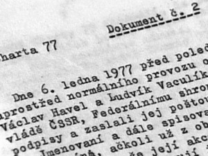 Před 45 lety vyšel text Prohlášení Charty 77 ve třech západoevropských denících