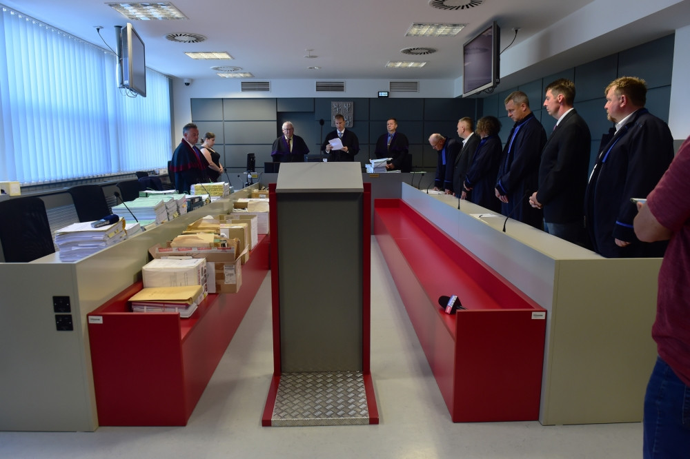 Snímek ze soudního projednávání kauzy Vidkun v Olomouci