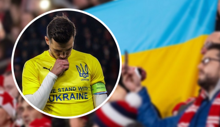 Ukrajina, Ukrajina, skandovali fanoušci Slavie. Nejtěžší zápas v životě, říká Taras Kačaraba