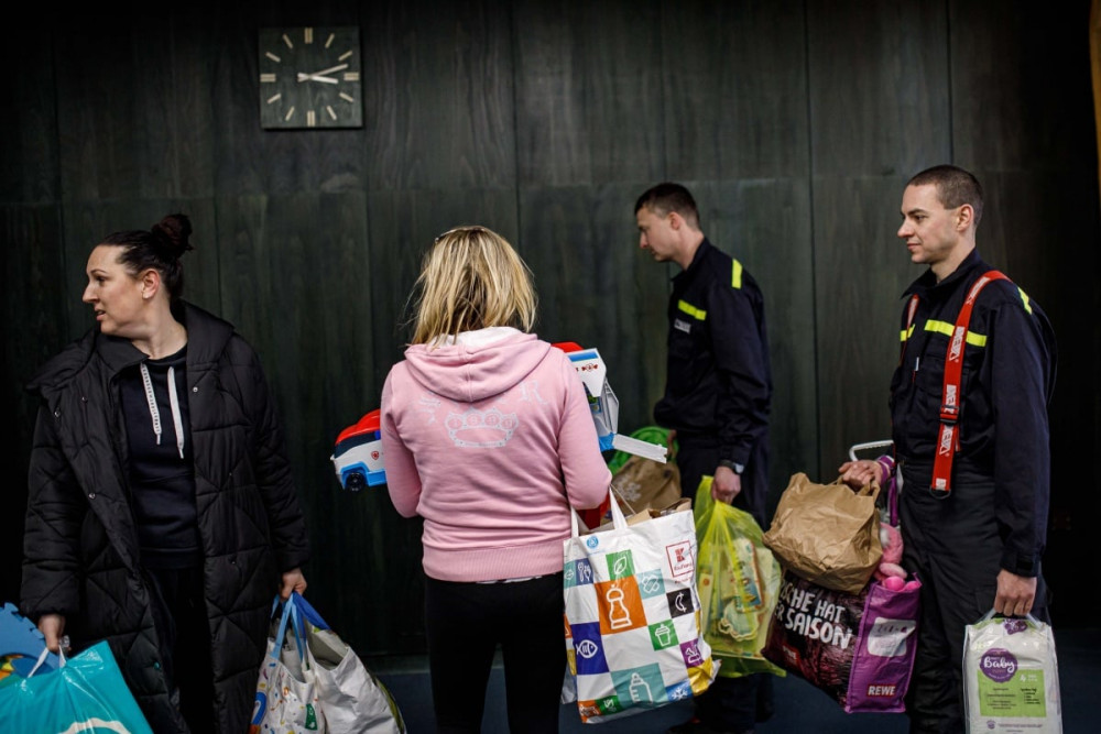 Centrum pro uprchlíky z Ukrajiny v Hradci Králové odbavilo za první den 201 lidí