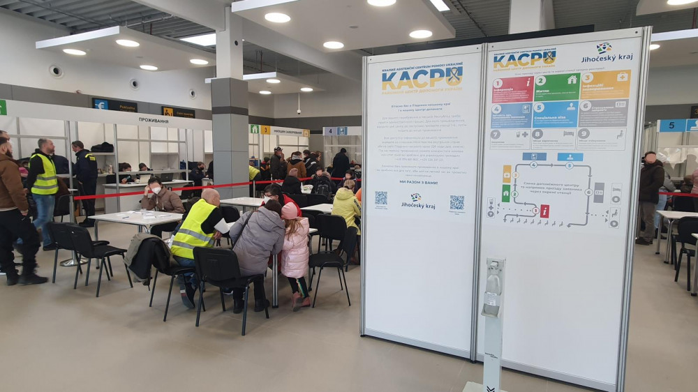 Asistenční centrum na letišti během dneška využily dvě stovky Ukrajinců