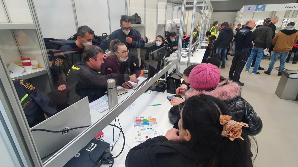 Asistenční centrum na letišti během dneška využily dvě stovky Ukrajinců