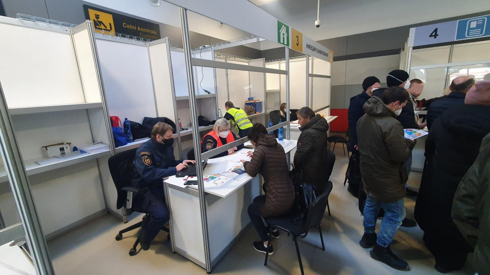 Asistenční centrum na letišti během dneška využily dvě stovky Ukrajinců