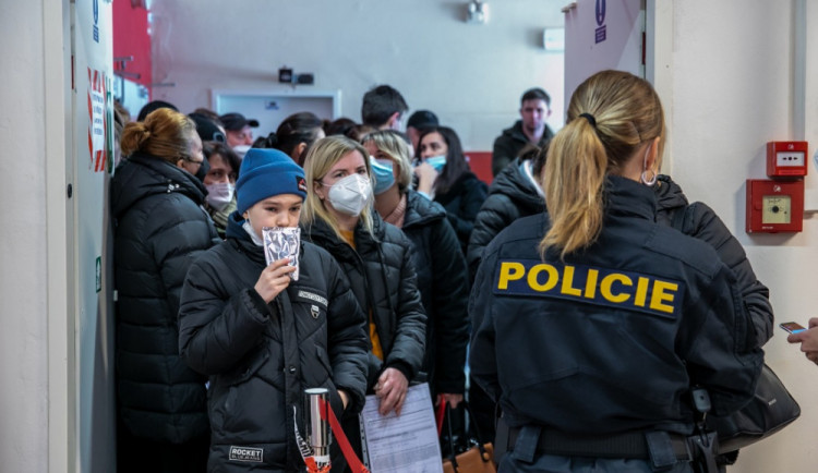 Plzeňské centrum pomoci válečným uprchlíkům zažívalo v sobotu asi největší nápor od svého vzniku