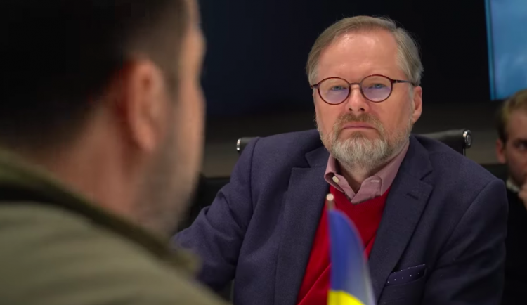 Evropa vám stojí po boku, ujistil premiér Fiala při návštěvě v Kyjevě