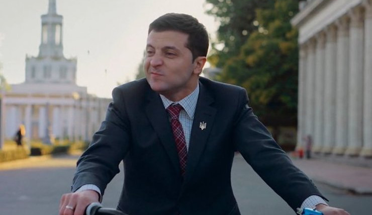 Nova na své platformě Voyo odvysílá seriál Sluha národa se Zelenským