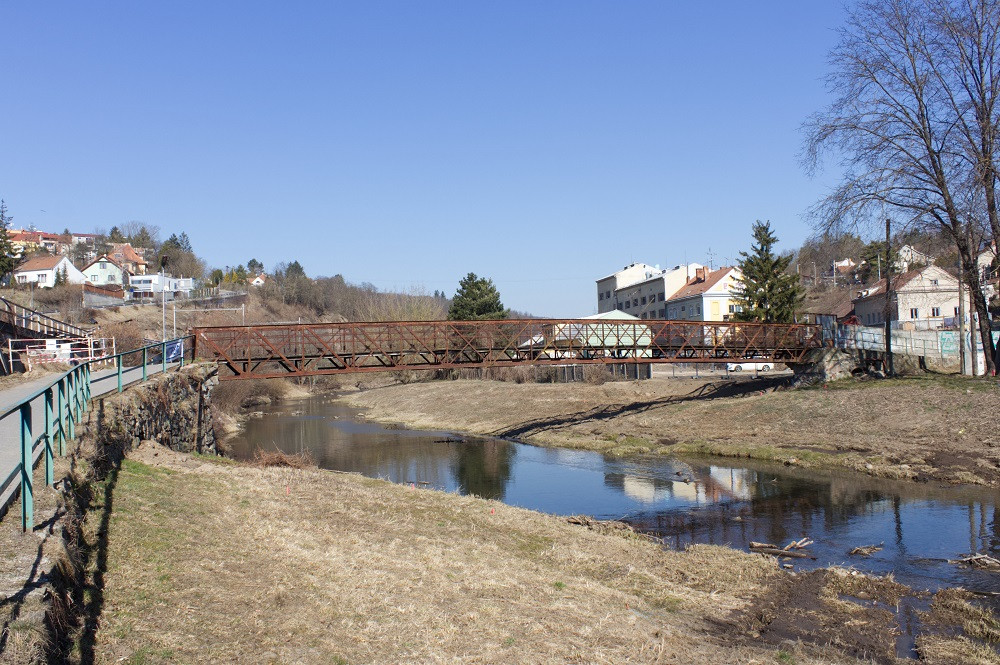 Bílovice chystají cyklistům a pěším novou lávku. Překlene řeku Svitavu